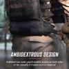 WYNEX Tactical First Aid Drop Dump Pouch, Medical Trauma Roll Up Drop Pouch EMT IFAK Sub Abdominal Carrying Bag with Hook-N-Loop for Chest Rig Vest view 2