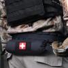 WYNEX Tactical First Aid Drop Dump Pouch, Medical Trauma Roll Up Drop Pouch EMT IFAK Sub Abdominal Carrying Bag with Hook-N-Loop for Chest Rig Vest view 3