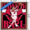 Trends International NBA Chicago Bulls - Lonzo Ball 22 Wall Poster, 14.725" x 22.375", Bronze Framed Version view 3