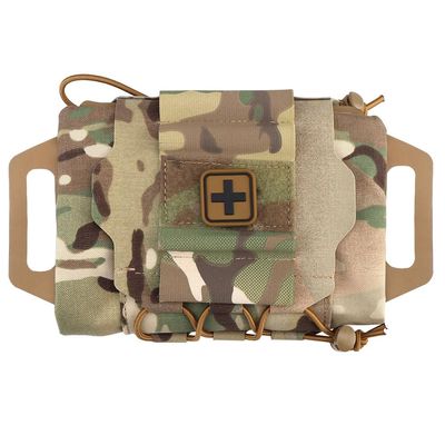 WoSporT Tactical Medical Molle First Aid Pouch Two Piece System Micro Med kit Emergency Hunting Bag(Medium Size)