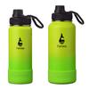 Farsea Protective Silicone Boot for 12oz - 40oz Stainless Steel Insulated Water Bottles, Anti-Slip Sleeve Cover, Bottom Boot (12-24oz, Lemon Green) view 2