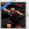 Trends International NBA Toronto Raptors - Scottie Barnes 22 Wall Poster, 22.375" x 34", Barnwood Framed Version view 3