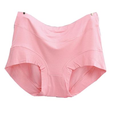4 Pieces Plus Size Panties Comfortable Modal Lingerie Women Underwear Pretty Panty Elastic Briefs (Color : 07, Size : 4XL)