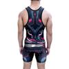 TRI-TITANS Bushido Armor Wrestling Singlet - Folkstyle (Adult Small) view 2