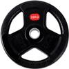 Habiba Dumbbell Plates Dumbbell Plates 2pcs Cast Iron Barbell Bumper Plate Home Black Rubber 5 cm Olympic Weight Plates for Fitness Bodybuilding Non-Slip view 1