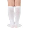 American Trends Kids Soccer White Knee High Uniform Socks for Toddler Girls Striped Sports Long Tube Socks for Boys 1 Pack Pure White 1-3T view 3