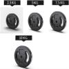 Habiba Dumbbell Plates Bumper Plate 2pcs Concave Hand Grip Barbell Weight Plate PVC Plastic Non-Slip Dumbbell Weight Plates for Fitness Training Non-Slip view 4