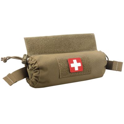 WYNEX Tactical First Aid Drop Dump Pouch, Medical Trauma Roll Up Drop Pouch EMT IFAK Sub Abdominal Carrying Bag with Hook-N-Loop for Chest Rig Vest
