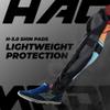 HAGAN H-3.0 Shin Guards (DEK, Street and Ball Hockey) (15'' Black), White, Red, Blue view 2