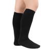American Trends Kids Soccer Toddler Knee High Long Black Socks for Boys Girls Striped Uniform Sports Tube Baseball Socks 1 Pack Pure Black 6-9 Years view 2