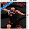 Trends International NBA Toronto Raptors - Scottie Barnes 22 Wall Poster, 22.37" x 34.00", Premium Poster & Push Pin Bundle view 3