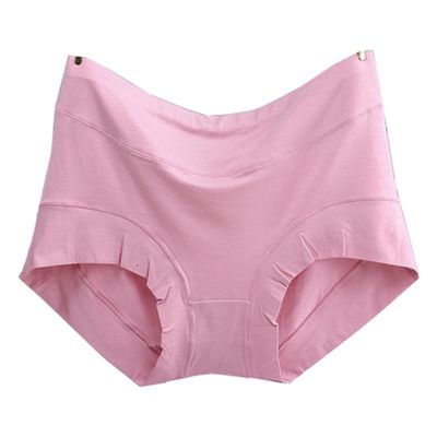 4 Pieces Plus Size Panties Comfortable Modal Lingerie Women Underwear Pretty Panty Elastic Briefs (Color : 04, Size : 4XL)