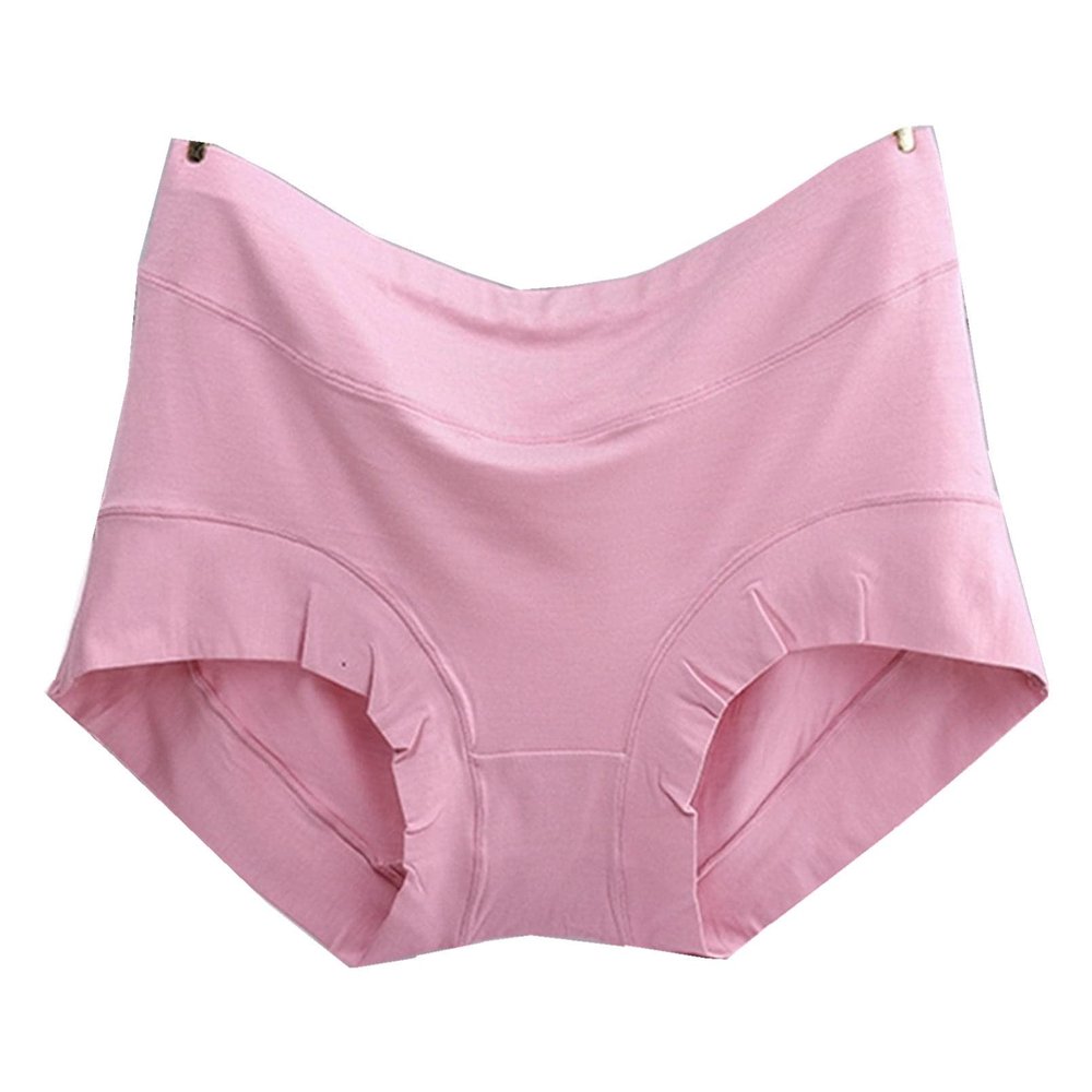 4 Pieces Plus Size Panties Comfortable Modal Lingerie Women Underwear Pretty Panty Elastic Briefs (Color : 04, Size : 4XL)