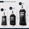 FITLY Soft Flask 3 Pack - 5 oz (150 ml), 8.5oz (250ml), & 13.5oz (400ml) - Shrink As You Drink Soft Water Bottle for Hydration Pack - Folding Water Bottle For Running & Hiking view 2