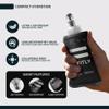 FITLY Soft Flask 3 Pack - 5 oz (150 ml), 8.5oz (250ml), & 13.5oz (400ml) - Shrink As You Drink Soft Water Bottle for Hydration Pack - Folding Water Bottle For Running & Hiking view 4