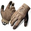 ZUNE LOTOO Tactical Gloves for Men, Touchscreen Motorcycle Gloves with Finger Impact Protection, Tan Palm Padded Safety Work Gloves for Paintball Airsoft Range Tac Female Women(Large) view 1