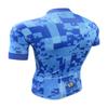 De Soto Skin Cooler Full Zip Tri Top Short Sleeve - FVSC - (Royal Camouflage, Small) view 2