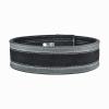 Beastpowergear Lever belt Weight Lifting 10MM Real Leather Lever Belt Powerlifting- Free Strap Lower Back Support for Weightlifting, Deadlifts, Squats, Power Belt- Men & Women (Large, Black/Gray) view 3