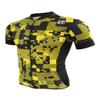 De Soto Skin Cooler Full Zip Tri Top Short Sleeve - FVSC - (Yellow Camouflage, Small) view 1
