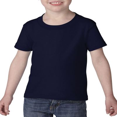 Apparel Globe Toddler Heavy Cotton Short Sleeve T-Shirt, Navy, 5T