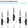 BROTOU Ball Pump & Bike Pump, Inflate Air Pump with 3 Needles, 2 Nozzles and 2 Bike Tire Valve Adapter Hand Pump Kit for Soccer Ball, Basketball, Volleyball, Balloons, Bikes view 3