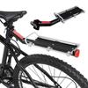 ThreeH Bicycle Luggage Carrier Quick Release Lightweight Rear Cargo Rack Universal 20lb/9kg Load Fit Most Mountain Bike with Reflector Elastic Cargo Strap view 2