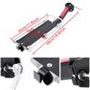 ThreeH Bicycle Luggage Carrier Quick Release Lightweight Rear Cargo Rack Universal 20lb/9kg Load Fit Most Mountain Bike with Reflector Elastic Cargo Strap view 3