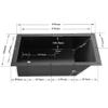 UanofCn 100RTMP Trolling Motor Tray for Minn Kota Motor Corded Foot Pedal Control Pan Coated Aluminum and Recessed view 2