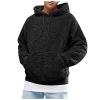 Casual Hoodies for Men Sweatshirt Pullover Hoodie Long Sleeve Fall Winter Workout Hooded Sweatshirts (L, Gray) view 4