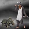 BETIFUHOM Animal Triceratops Onesie Pajamas Unisex Adult Dinosaur Christmas One-Piece Costume Cosplay for Women and Men view 2