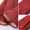 Women's Leather Mittens Warm Lambskin Mittens Winter Fleece Lined,Red,L view 3