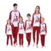 Benaive Matching Family Christmas Holiday Pjs Pajamas Set for Women Men Sleepwear (White & Red, Reindeer, Men-Large) view 1