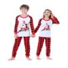 Benaive Matching Family Christmas Holiday Pjs Pajamas Set for Women Men Sleepwear (White & Red, Reindeer, Men-Large) view 4