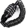 Bicycle Locks Heavy Duty Anti Theft Bike Lock Bicycle Mini Helmet Lock Chain 4 Digit Password Bike Motorcycle Motorbike Anti-Theft Hanging Hook Cable Lockstitch view 1