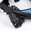 Bicycle Locks Heavy Duty Anti Theft Bike Lock Bicycle Mini Helmet Lock Chain 4 Digit Password Bike Motorcycle Motorbike Anti-Theft Hanging Hook Cable Lockstitch view 4