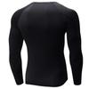 SPVISE Compression Shirt Men Long Sleeve Workout Gym Baselayer Top Black view 3