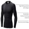 SPVISE Compression Shirt Men Long Sleeve Workout Gym Baselayer Top Black view 4