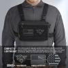 WYNEX Tactical Chest Rig Pack for Men, Running Chest Bag with Front Loop Airsoft Recon Chest Rigs for Hunting Outdoor EDC Combat Patch Included view 2