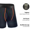 CSYER Men Boxer Briefs Mesh Knit Fast Dry Performance Sport Underwear No Ride-up with Fly 5pcs L view 4