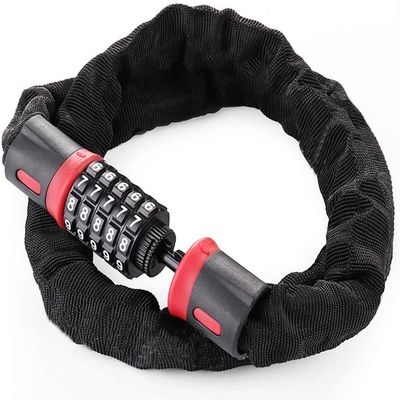 bicycle locks heavy duty anti theft Bike Lock Bike Chain Lock,5-Digit Resettable Combination 3.9 FT Motorcycle Bicycle Chain Cable Locks Keyless Bike Lock Heavy Duty Chain For Motorcycle, Bicycle, Ska