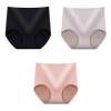 3Pcs/Set Big Size XL~6XLSuper Plus Size Cotton Women's Panties Solid High Waist Lace Briefs Breathable Seamless Soft Ladies Panties (Color : 3, Size : 3X-Large) view 1