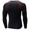Men's Compression Shirt Long Sleeve Athletic Workout T-Shirts Top Active Sport Baselayer Undershirt Gear Shirt Dry Fit view 4