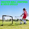 Soccer Gift Set, Backyard Soccer Goal Rebouder Net for Age 3 4 5 6 7 8 9 10 11 12 13 14 Year Old Kids Children & Teens view 2