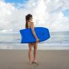 ATUNAS Body Boards, 33"-43" Bodyboard for Beach with Wrist Leash, Solid PE/EVA Closed-Cell Waterproof Foam, Surfing for Kids and Adults (Navy Blue, 37 inch) view 3