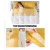Sleeping Bag Liners Comfortable Tencel Fabric Sleeping Bag, Portable Sleeping Bag Liner is Super Light and Breathable, for Outdoor Camping Travel Hotel Bedding, 5 Sizes view 3