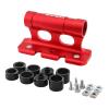 Fancyes Bike Fork Mount, Thru Axle Carrier Bicycle Stand Holder, Quick Release Car Roof Mount, Versatile Bicycle Front Fork for Truck Bed Trailer, Red view 2