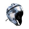 Soft Shell Football Helmet Scrum Cap 7v7 Rugby Helmet Padded Helmet Goalkeeper Adjustable Soccer Goalie Helmet Flag Football Helmet for Child Youth Adult (Blue and White, Large with 23"-25") view 1