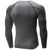 SPVISE Compression Shirt Men Long Sleeve Workout Gym Baselayer Top Grey view 3