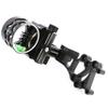 5-Pin Compound Bow Sight - with Level & Height Micro-Adjustable, Aluminum Alloy Hunting Sight for Right/Left Hand, Includes Sight Light & Tools (Short) view 1