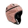 Soft Shell Football Helmet Scrum Cap 7v7 Rugby Helmet Padded Helmet Goalkeeper Adjustable Soccer Goalie Helmet Flag Football Helmet for Child Youth Adult (Grey Pink, Large with 23"-25") view 1